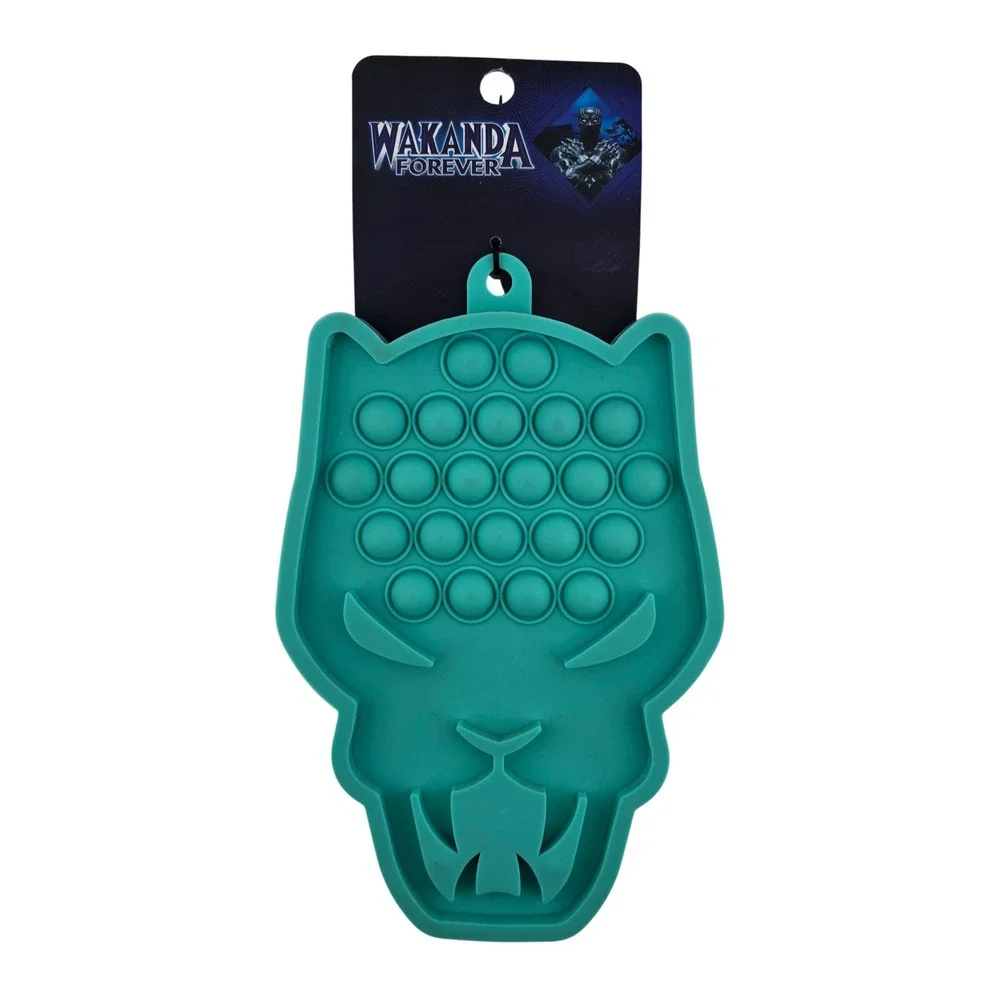 Marvel Wakanda Forever Silicone Trivet Fidget Pop‎ It Toy Teal